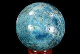 Bright Blue Apatite Sphere - Madagascar #83077-1